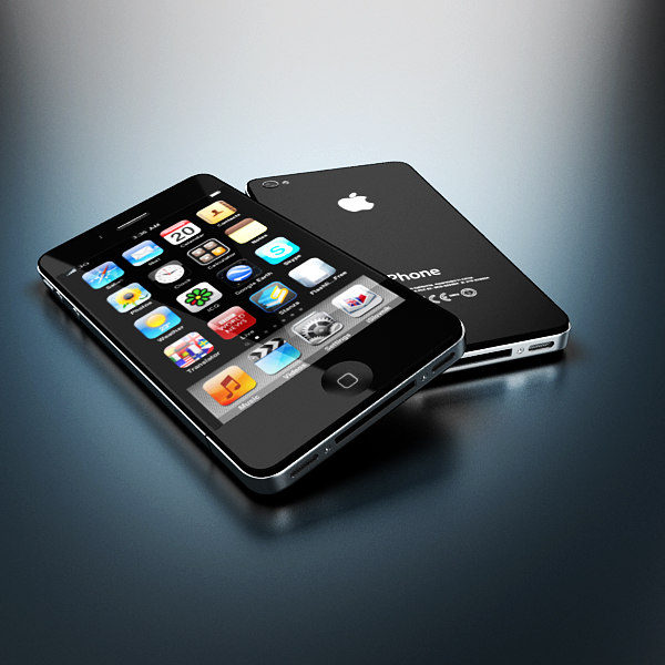 new iphone 4 ipod 3d model - new iPhone 4  iPod 4 Mac mini -  collection cell phone... by Leeift